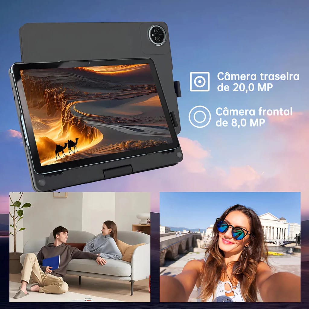 Tablet E19 256GB Android 11” | Alto Desempenho, Espaço e Produtividade para o Dia a Dia