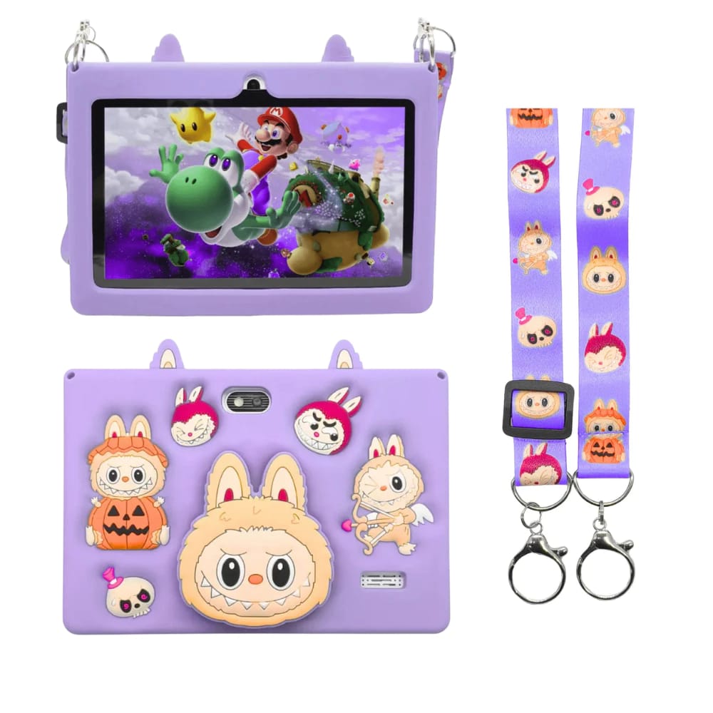 Tablet Infantil Labubu 128GB Android 7” | Diversão, Aprendizado e Desempenho para o Dia a Dia